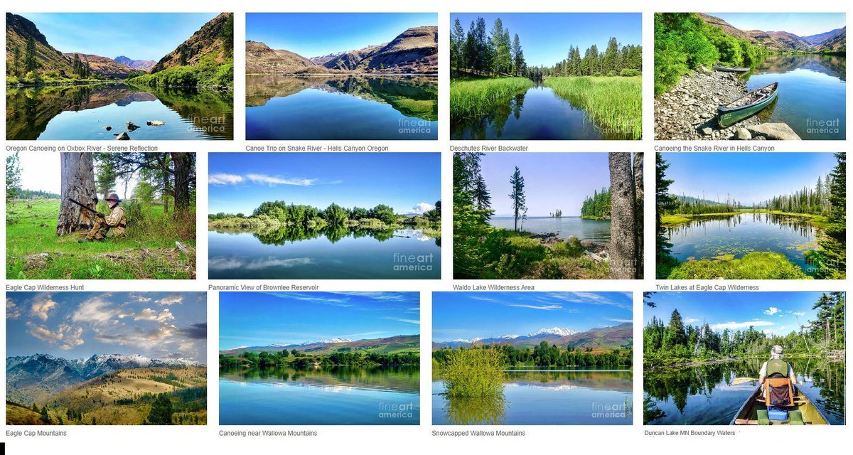 shelia_hunt's tweet photo. Check out these STUNNING photos from Pacific Northwest at https://t.co/6svWSPHKZ7
#HellsCanyon #Oregon #PacificNorthwest #CanoeAdventures #SnakeRiver #EagleCapWilderness #EagleCapMountains #WallowaMountains #PowerrRiver #BullPrairieLake #MinnesotaBoundaryWaters #BuyIntoArt https://t.co/B4p2aYm3Tp