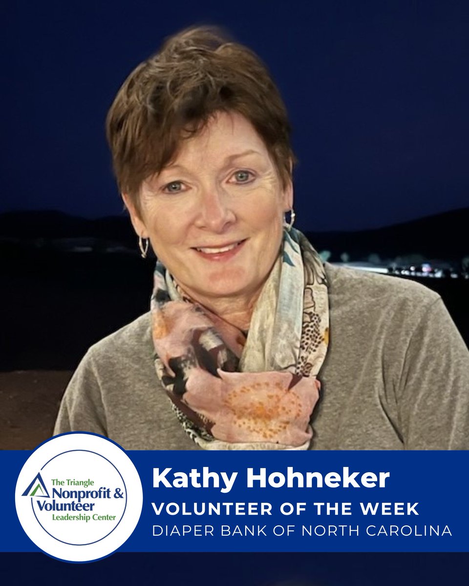 The Volunteer Center (TNVLC) (@voltriangle) on Twitter photo As a long-time Core Volunteer at the <a href="/DiaperBankNC/">Diaper Bank of NC</a>'s Durham location, #VolunteerOfTheWeek Kathy Hohneker has consistently gone above and beyond by packaging items for distribution and packing orders for partner agencies.
Read More: thevolunteercenter.org/more-volunteer… As a long-time Core Volunteer at the <a href="/DiaperBankNC/">Diaper Bank of NC</a>'s Durham location, #VolunteerOfTheWeek Kathy Hohneker has consistently gone above and beyond by packaging items for distribution and packing orders for partner agencies.
Read More: thevolunteercenter.org/more-volunteer…