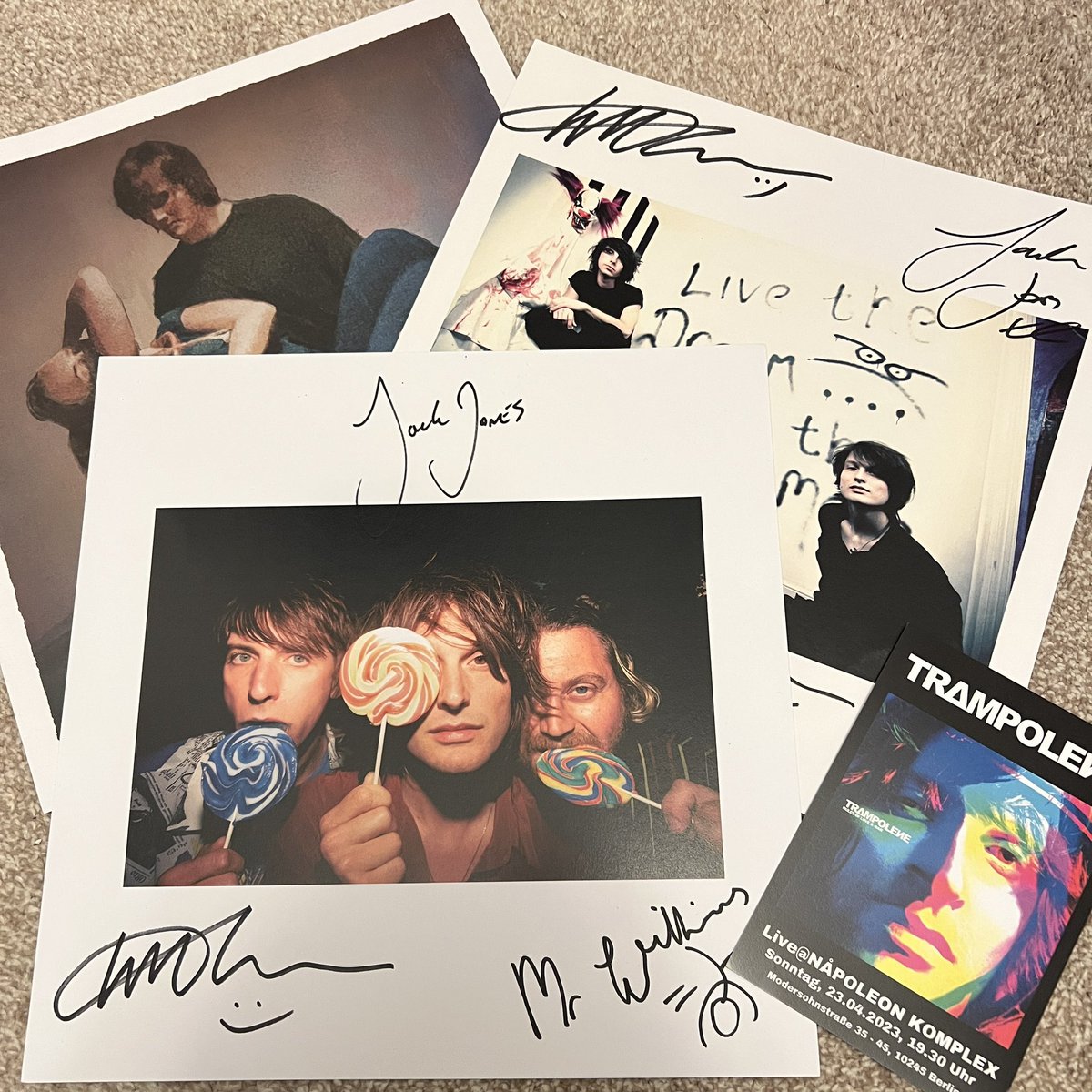 We’ve put together a bundle of prints, plus a flyer from our Berlin 2023 show because we haven’t got a print of the ROL&amp;W cover!
There’s further discounts on other merch in our shop too - the last few shirts &amp; hoodies, signed photos &amp; more trampolene.bigcartel.com