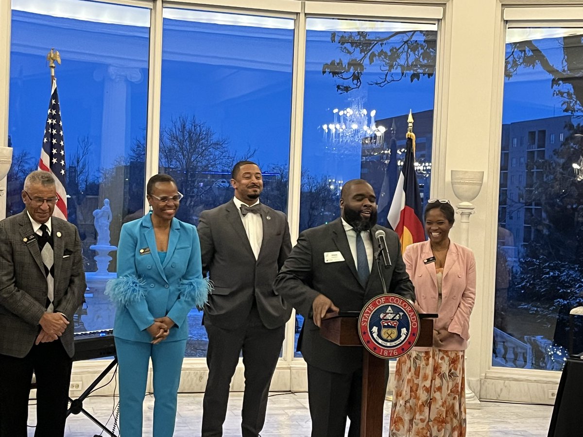Many thanks to Gov. Polis for hosting this year's Black History event. We honored 3 trailblazers for the lasting impacts made thanks to their unwavering and exemplary service: Congressman Joe Neguse, the Honorable Leslie Herod, and the legendary Cleo Parker Robinson.