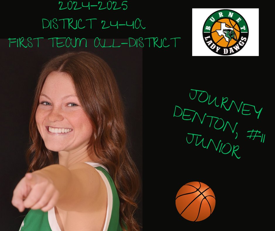 Congrats to District 24-4A All District Selections.
Sydney Lough, Sr.- Co-MVP
Sierra Schaefer, Sr.- Off. MVP
Emma Hashbarger, Fr. - Newcomer of Year
Journey Denton, Jr.-  1st Team