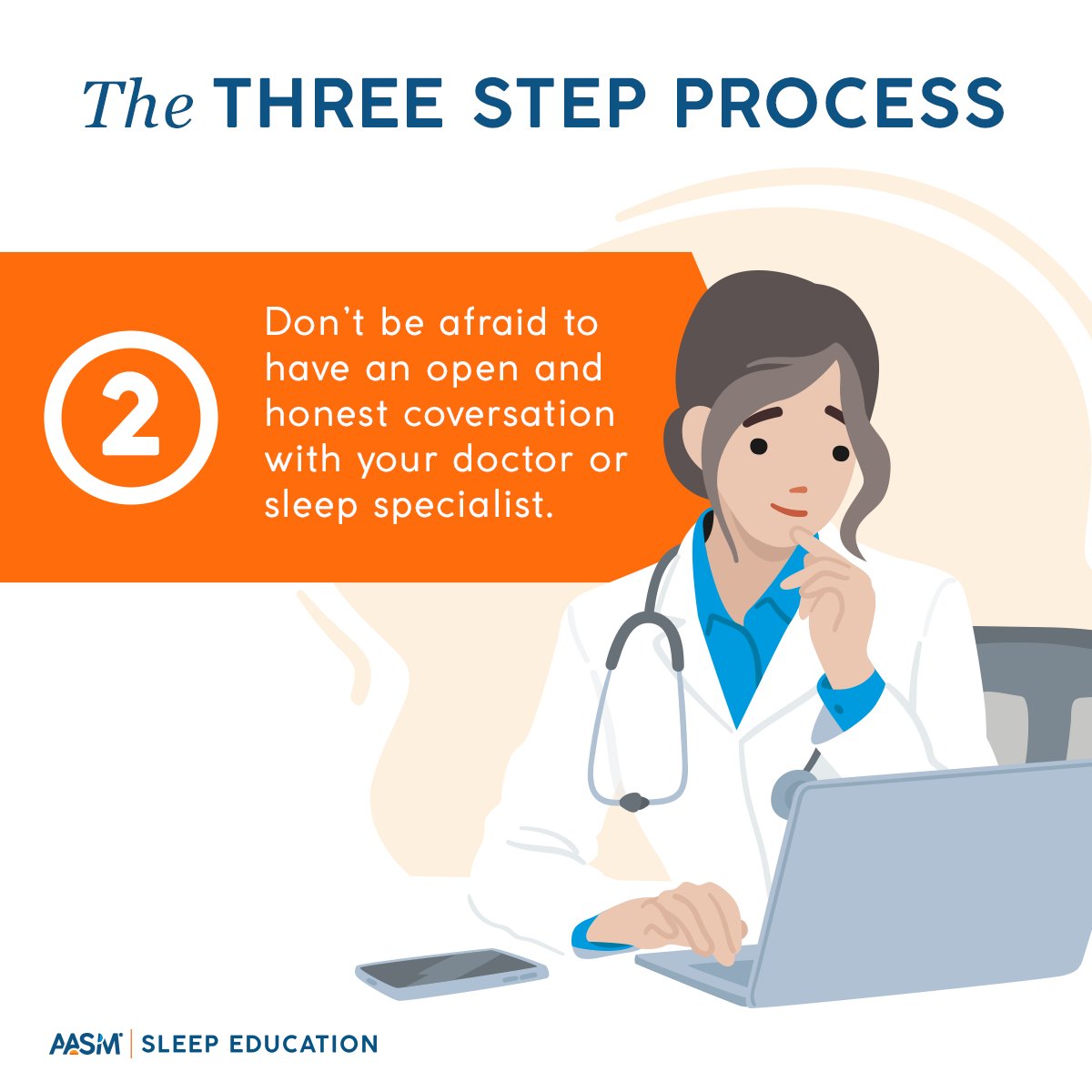 AASMorg's tweet photo. Struggling with sleep? 💤 Follow this simple three-step process to take control of your sleep health:

1️⃣ Get informed—learn about healthy sleep and common sleep disorders.
2️⃣ Seek help—talk to a healthcare provider about your sleep concerns.
3️⃣ Follow through—stick to your treatment plan and track your progress.

Better sleep starts with knowledge and action. Visit https://t.co/yMK4K4RfZh for more resources!