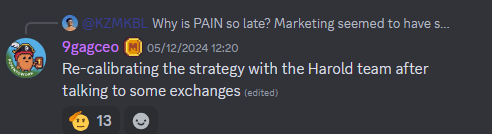DONT FORGET $PAIN IS GONNA BE LISTED ON EXCHANGES. 

RN ITS ON NONE 

PAMP IT BABBYYYYY🤑🤑🤑🔥🔥🔥
#memeland #pain #harrold #hidethepain #meme