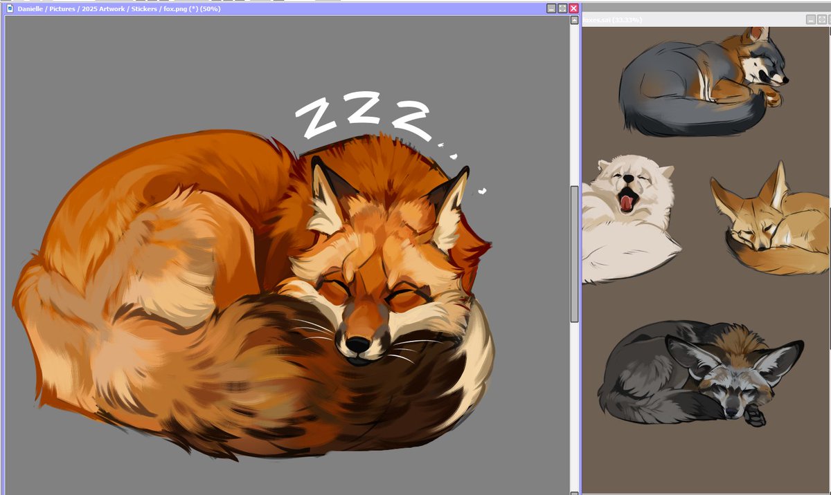 nali_draws's tweet image. A sneak peak of what I&apos;ve been working on! dealing with a few health issues/vision problems that have made it hard to draw, but were slowly getting back into it. These will be stickers eventually!