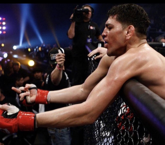 I'll hop the cage and I'll get up in this motherfuckers face and I'll say, 'what's up, let's do this shit.' You know what I'm sayin. —Nick Diaz