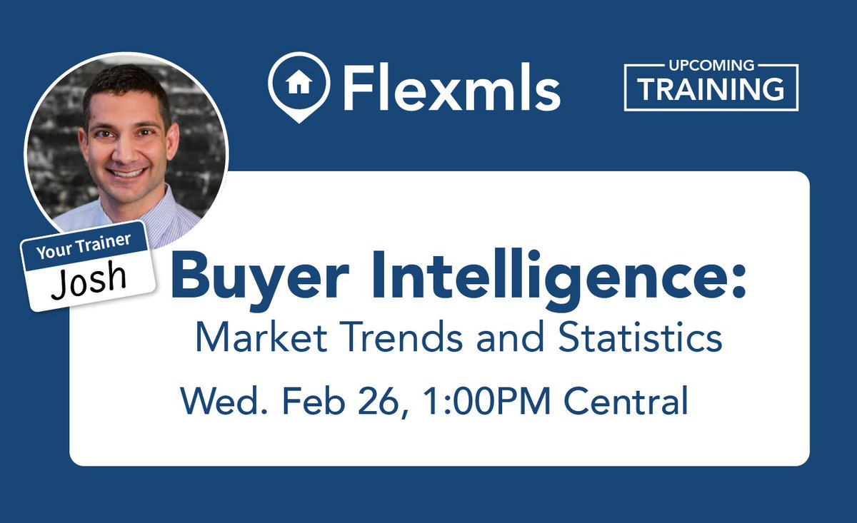 Flexmls is full of data to give you insights into your market. If you'd like to learn more about the Market Trends graph and other tools that will give you market intelligence to take back to your buyers, join us for our upcoming webinar. Register here &gt; bit.ly/4gF7q6j