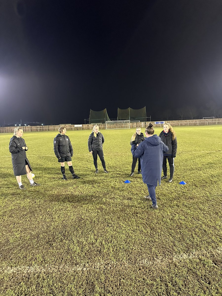 NRCFAREFDEV's tweet photo. DEVELOPMENT | Tonight is our 3rd @NorthRidingFA Women’s Development Group meeting of the season! Great to see this group going from strength to strength led by Sophie Wood, ETP Regional Leader. Practical on decision making &amp; technical on LOTG, DOGSO &amp; Charlotte’s journey so far👏 https://t.co/l0qA9WCnEL