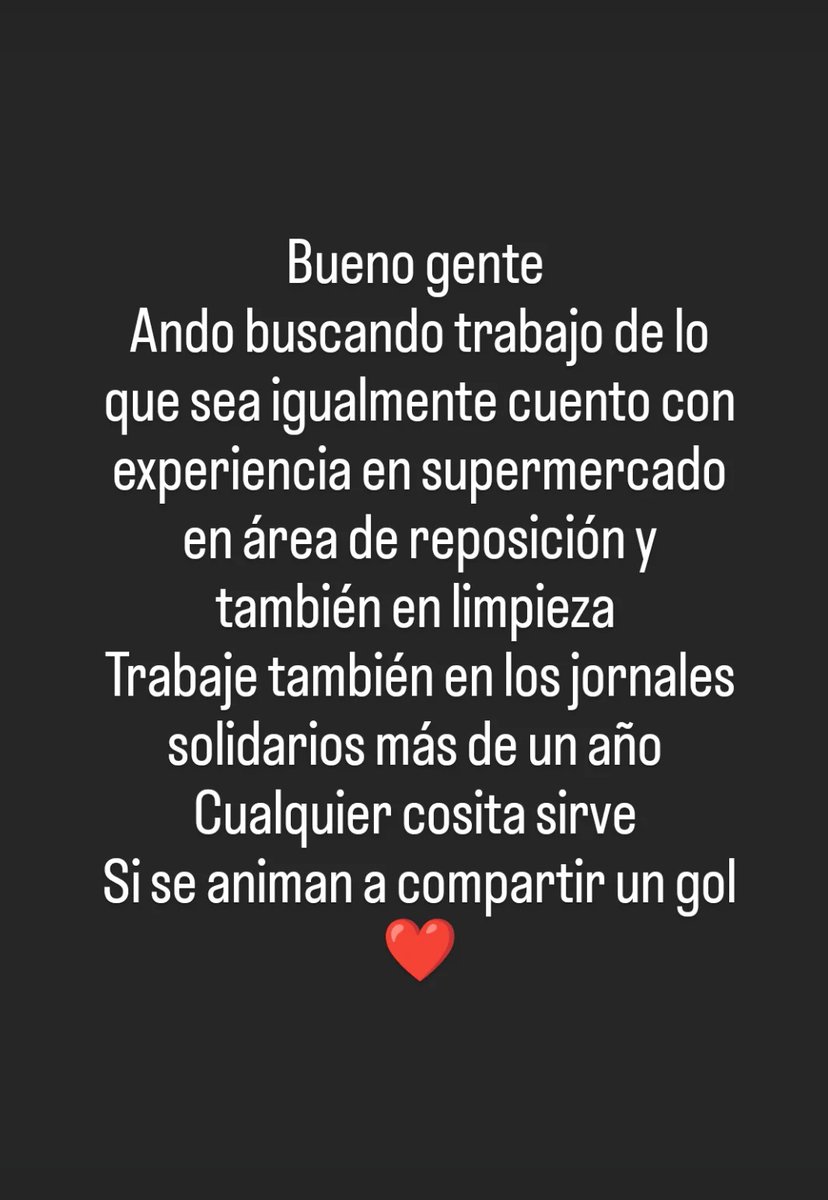 Si me ayudan con un Fav o RT para que llegue a más gente mejor se los agradecería un montón 🫶🏾