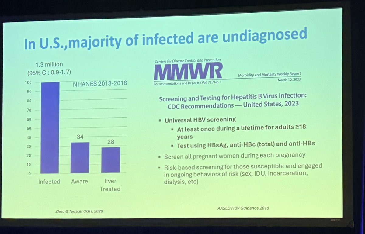 Fabulous <a href="/norahterrault/">Norah Terrault</a> <a href="/GuildConference/">GUILD Conference</a> noting that most with hepatitis B are undiagnosed and recommends screening options