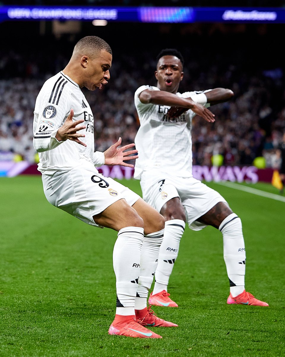 ChampionsLeague's tweet photo. Mbappé puts Madrid ahead on the night 😤

#UCL https://t.co/mZ7tYtmGU3