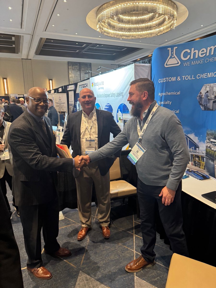 We're all about networking at the #SOCMAshow. Explore premiere North American chemical manufacturing solutions at Booth 203!  #ChemicalManufacturing #SpecialtyChemicals #SOCMA