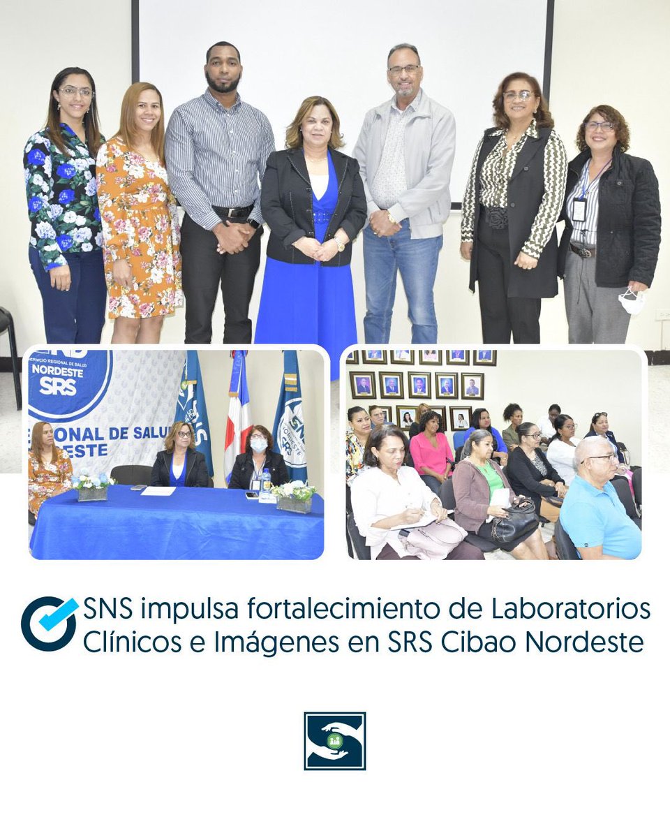 La Dirección de Laboratorios Clínicos e Imágenes del SNS, encabezada por <a href="/yoanya/">yoany arias</a>, realizó un encuentro con el director regional Rafael Rodríguez y los directores de establecimientos de salud de la <a href="/SRSNordeste/">SRS Cibao Nordeste</a>.
 
#SNSRD