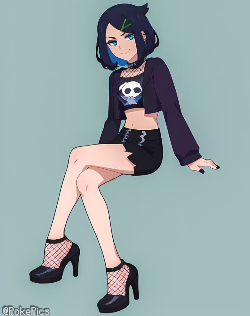 PokePicsX's tweet image. Liko setting out on her adventure! ✨🌿 What do you think makes her stand out as a protagonist?

#AIArt #LikoPokemon #Gen9Pokemon