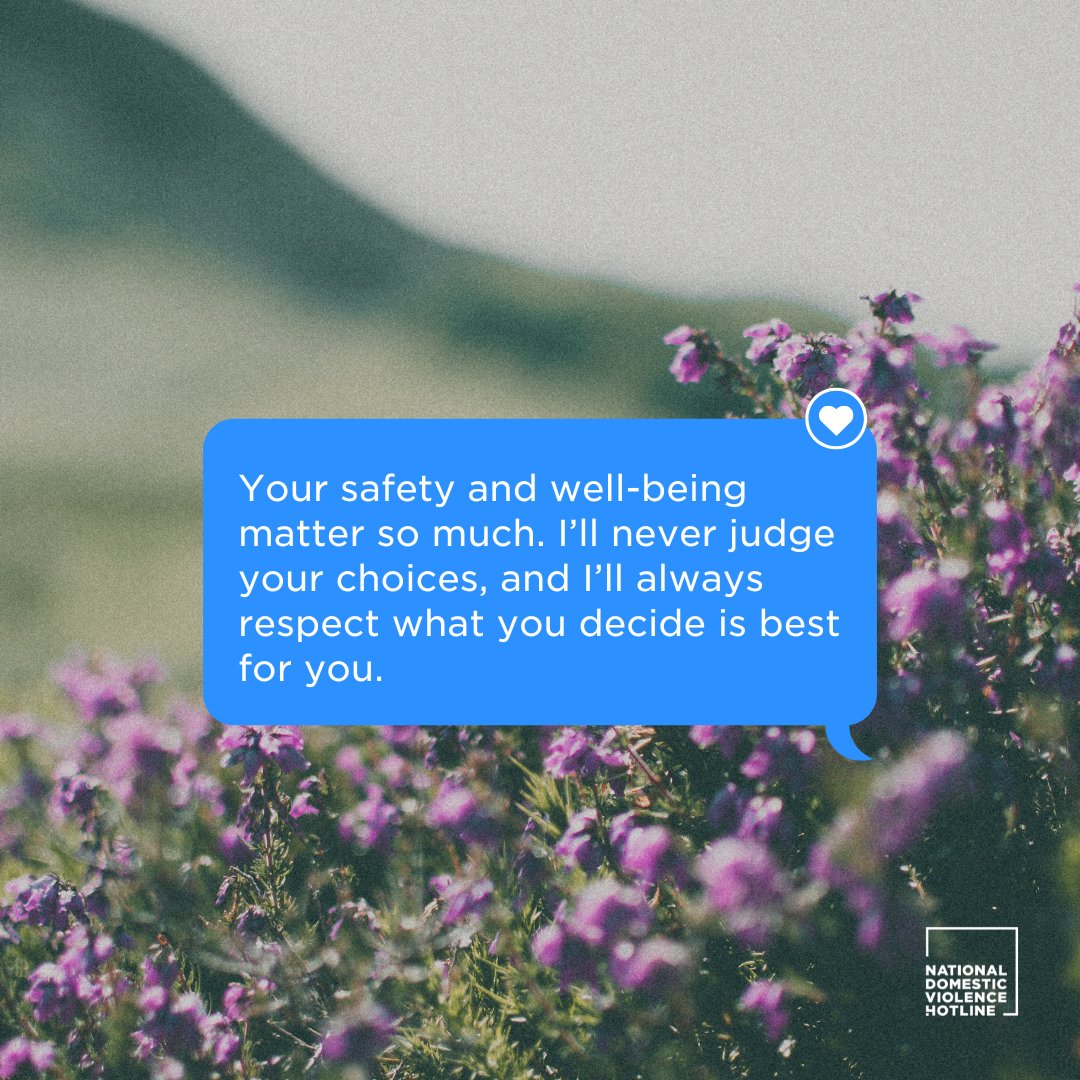 ndvh's tweet photo. Supporting a friend who has an abusive partner can be challenging. It's okay not to have all the answers. Your support can make a world of difference. Here are a few texts you can send to let your friend know that you are there for them should they need you. https://t.co/khBC6S0weD