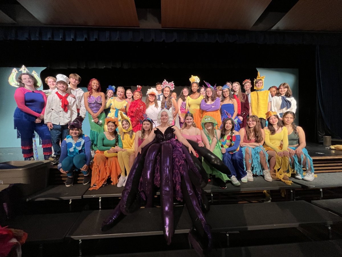 Courtesy of Kathy Drachowski Delran theater students try on their costumes at a recent rehearsal for the spring musical of "The Little Mermaid."
southjersey.media/featured/its-t…