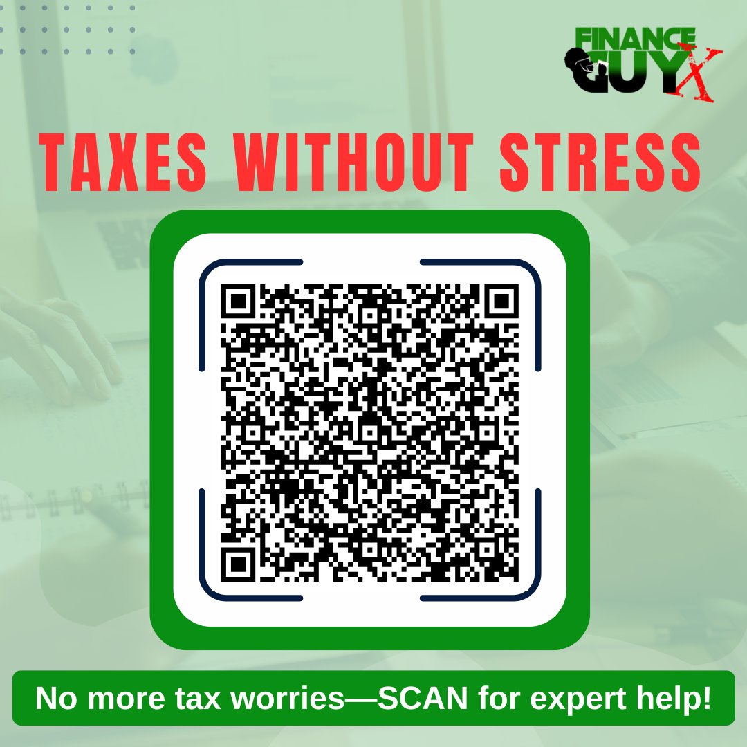 FinanceGuyX's tweet photo. Tax season doesn’t have to be a headache! 🧘‍♂️ Scan to experience a smooth and stress-free filing process!

#NoMoreStress #TaxSeason #FileWithEase #TaxSeasonSuccess #TaxExperts #MaximizeYourRefund #StressFreeTaxSeason #TaxSeasonReady #DistrictOfColumbia #Maryland #Virginia https://t.co/EHwMnmE3tw