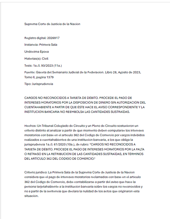 JosAntonio21306's tweet photo. Interesante resolución sobre la devolución de cantidades por cargos no reconocidos en tarjetas de débito... https://t.co/39XvJ0k9op