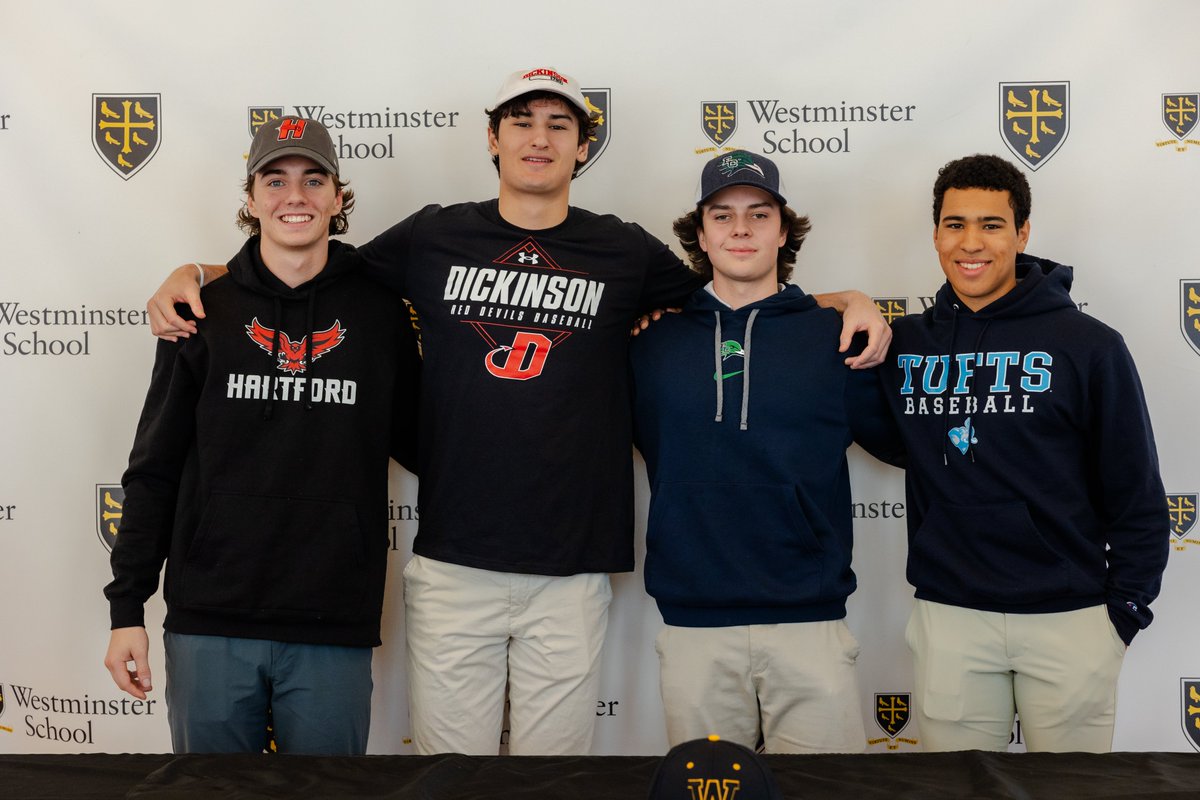 Westminster Baseball (@westybsb) on Twitter photo Congrats to the next group of guys who made their commitments official today.
Will Patla - UHart
Stephen Hamadeh - Dickinson
Connor Lytle - Endicott
Max Williams - Tufts
7 in the class of 2025 committed to play at the next level!
#GRIT <a href="/NE_Baseball/">NE Baseball Journal</a> #CTBase Congrats to the next group of guys who made their commitments official today.
Will Patla - UHart
Stephen Hamadeh - Dickinson
Connor Lytle - Endicott
Max Williams - Tufts
7 in the class of 2025 committed to play at the next level!
#GRIT <a href="/NE_Baseball/">NE Baseball Journal</a> #CTBase