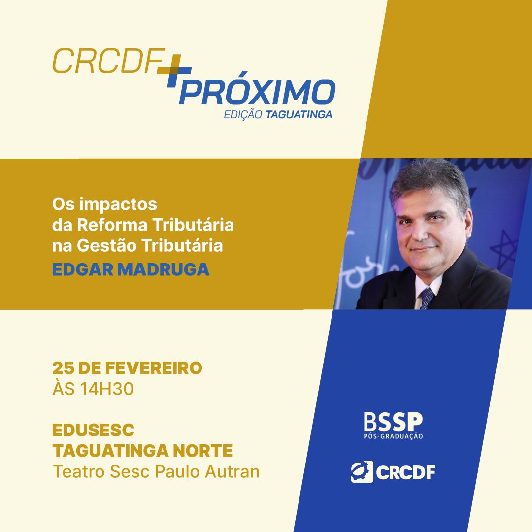 crcdfoficial's tweet photo. O CRCDF está mais perto de você! 💙

Lançamos o “CRCDF mais perto”, um projeto que amplia as oportunidades capacitação aos profissionais da contabilidade nas regiões administrativas do DF.

#CRCDF #ReformaTributária https://t.co/QFl7y8qI3Q
