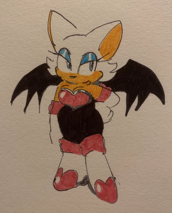 From the other day but forgot to share #RougeTheBat