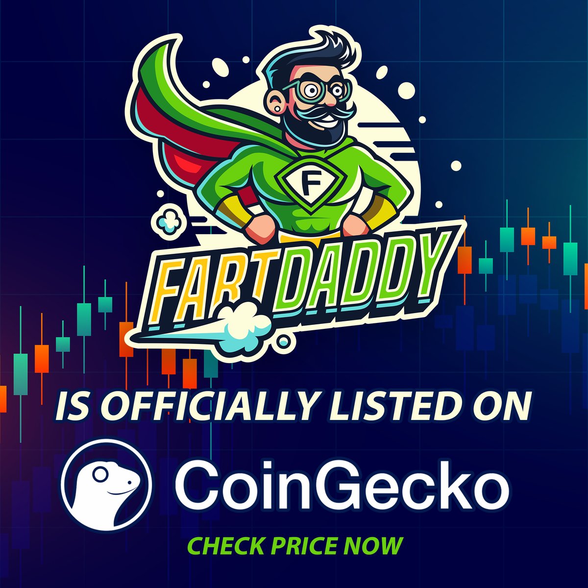fartdaddysolcto's tweet image. #FARTDADDY  

IS NOW OFFICIALLY LISTED ON COINGECKO 🚀

coingecko.com/en/coins/fartd…… 

Farts are fuelled and Its time for take-off!

@coingecko