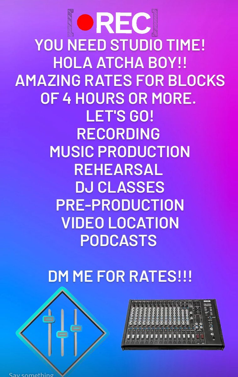 Book your studio time now. Prime location in Downtown LA.