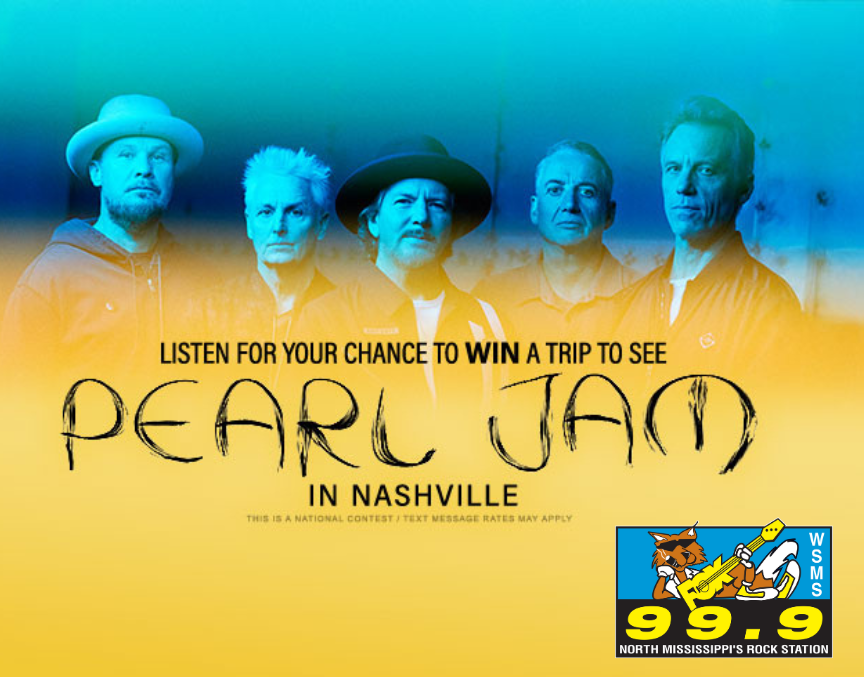 Win a trip to see Pearl Jam in Nashville! 🎸🤘 Includes VIP access, merch and more! #PearlJam #DarkMatterTour2025✈️🎟️🎵