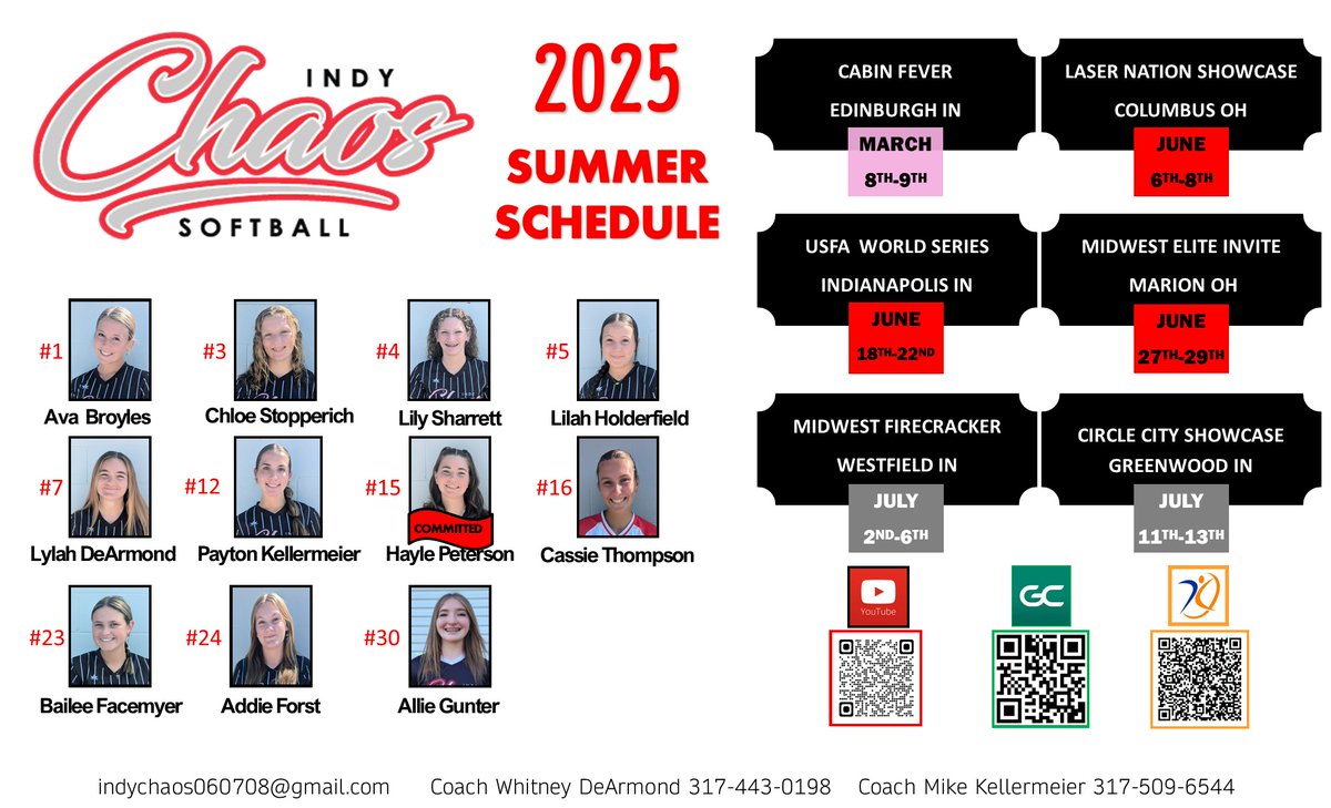 Summer schedule is finalized. Lets GOOOOOOOO!!!!
