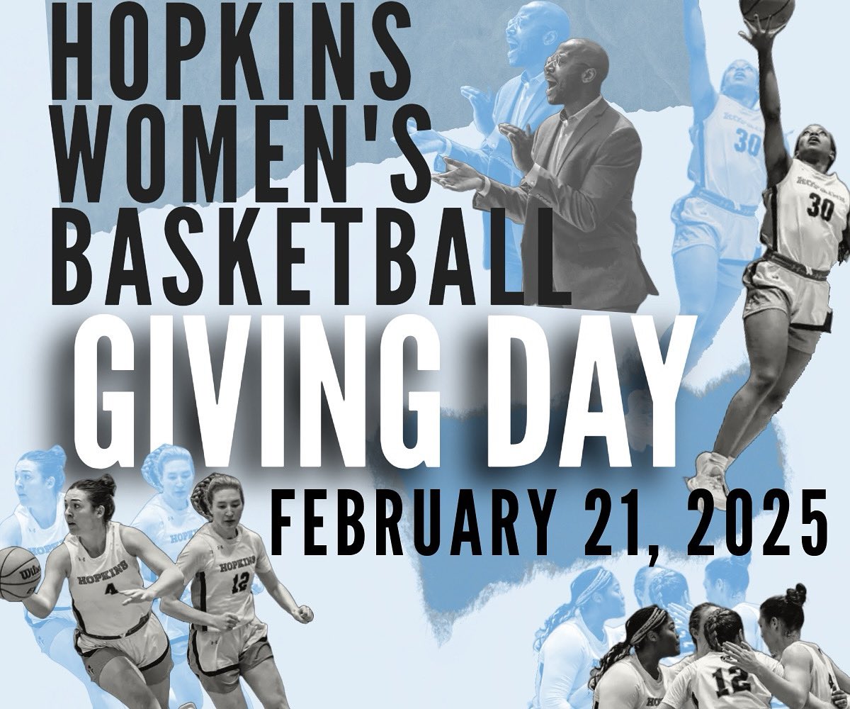 Johns Hopkins Women’s Basketball (@jhuwbb) on Twitter photo Our dedicated scholar-athletes have worked tirelessly to achieve remarkable results!
 
Your support is crucial!To continue our journey of excellence, we invite you to participate in the Inaugural Women’s Basketball Giving Day on Friday 2/21/25 Our dedicated scholar-athletes have worked tirelessly to achieve remarkable results!
 
Your support is crucial!To continue our journey of excellence, we invite you to participate in the Inaugural Women’s Basketball Giving Day on Friday 2/21/25