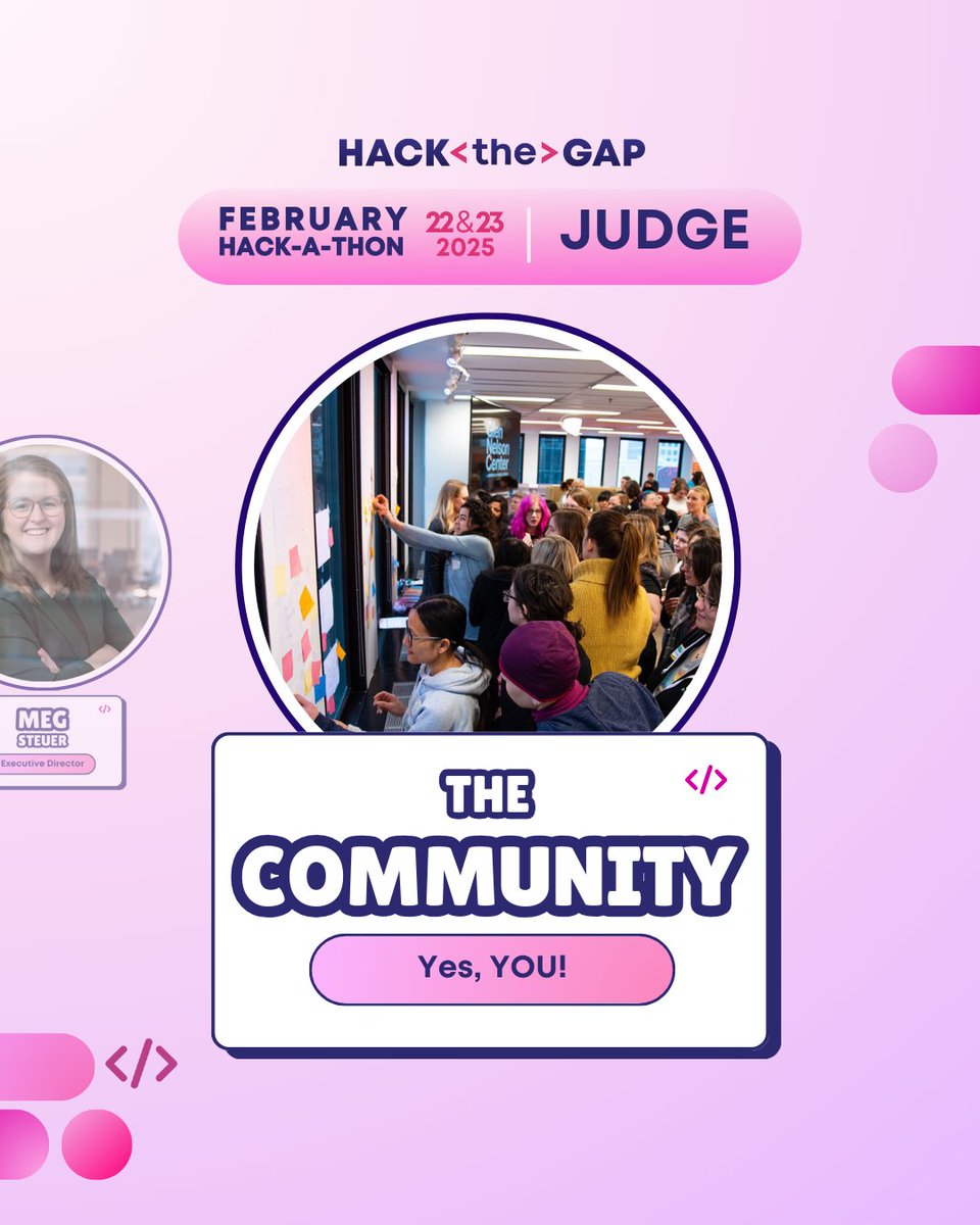 HackTheGap's tweet image. Final Judge Announcement: YOU! 🚨

The Hackathon community gets to vote for the third-place winner! 🏆 Come watch the demos, cheer on the teams, and help decide who takes home the community prize! 🎉

Don’t miss the fun—grab your Demo Day tickets now! 👉 bit.ly/htgdemoday