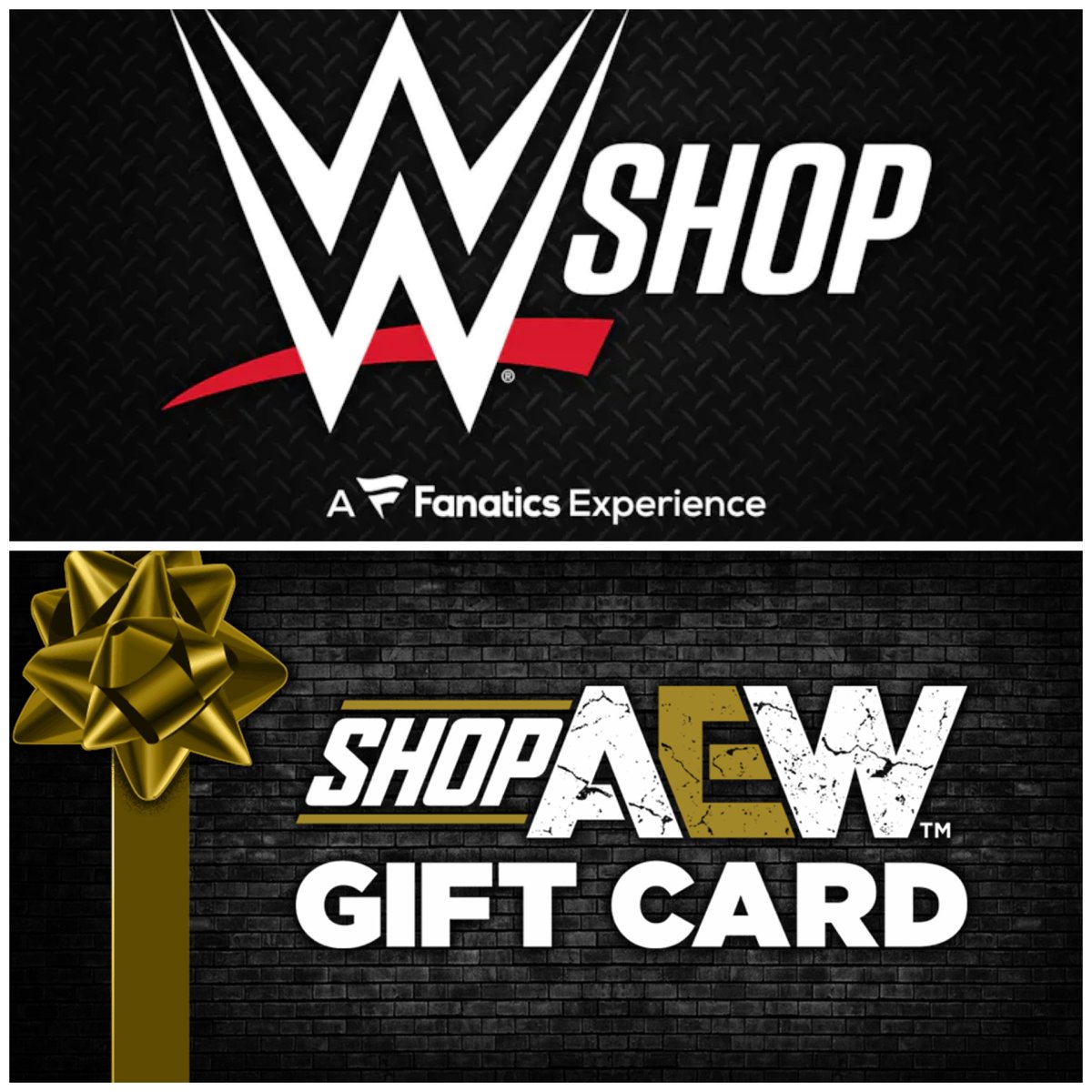 ✨Giveaway! Win a gift card to the WWE shop or the AEW shop.

To enter:
1. Like this post
2. Follow me
3. RT this post 

✨Bonus: Comment what PPV/PLE you are most looking forward to watching OR attending. Picking a winner March 4th.