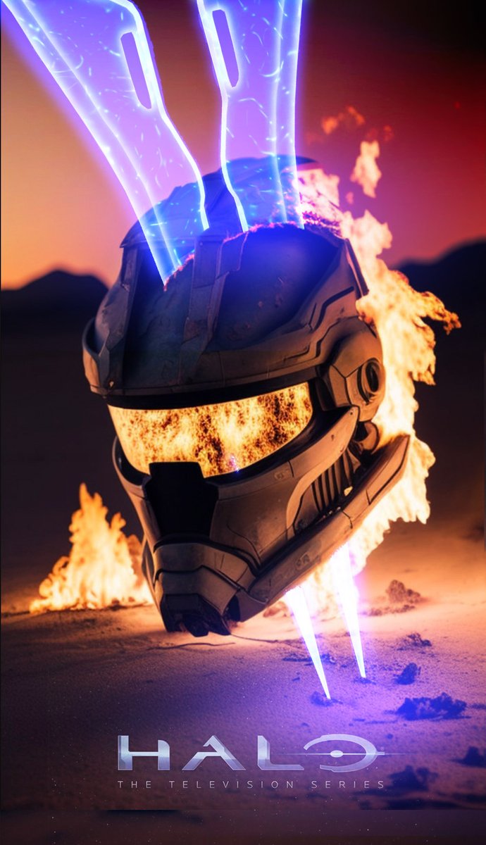 HuddyCreative's tweet photo. Halo: Key Art + Social #Engagement
For the #Halo TV series, I created #keyart depicting a #Covenant energy sword piercing a flaming #Spartan helmet and an animated screencap game featuring #MasterChief’s hero prop coin. See more cool creations at: https://t.co/G3Gqy0V0WJ https://t.co/KW9nJZbCZV