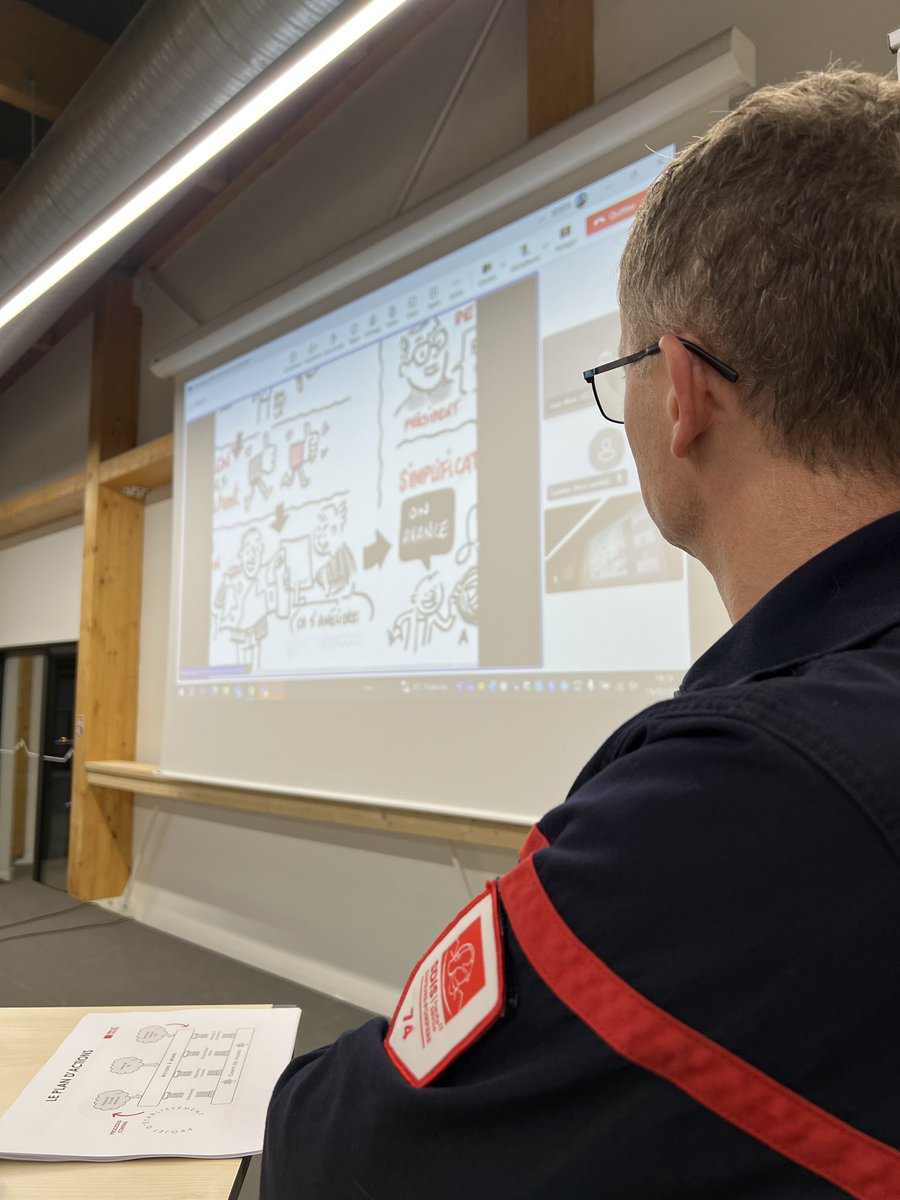 SDIS_74's tweet image. [🎤 SÉMINAIRE DES CADRES DU SDIS 📟]

En direct 🎬 de Rochexpo où l’ensemble des cadres 🖼️ du SDIS se retrouvent pour travailler la feuille de route 🛣️ des années à venir.

📸 SDIS 74

#Feuillederoute #Vision #Intelligencecollective #Transformation