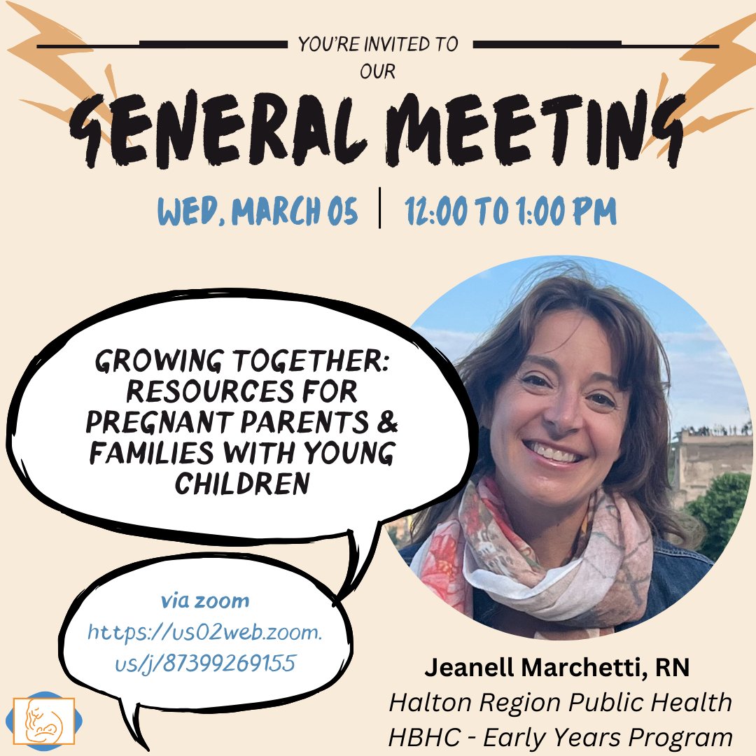 📢 Save the Date! 📢
🗓 March 5 | ⏰ 12-1 PM | 📍 Zoom

Join us as Jeanell Marchetti, PHN for <a href="/RegionofHalton/">Halton Region</a>, shares resources for pregnant parents &amp; families with young children. 

Plus, new supports for pregnant &amp; breastfeeding parents!

Don’t miss it! 💜#HaltonBabyFriendly