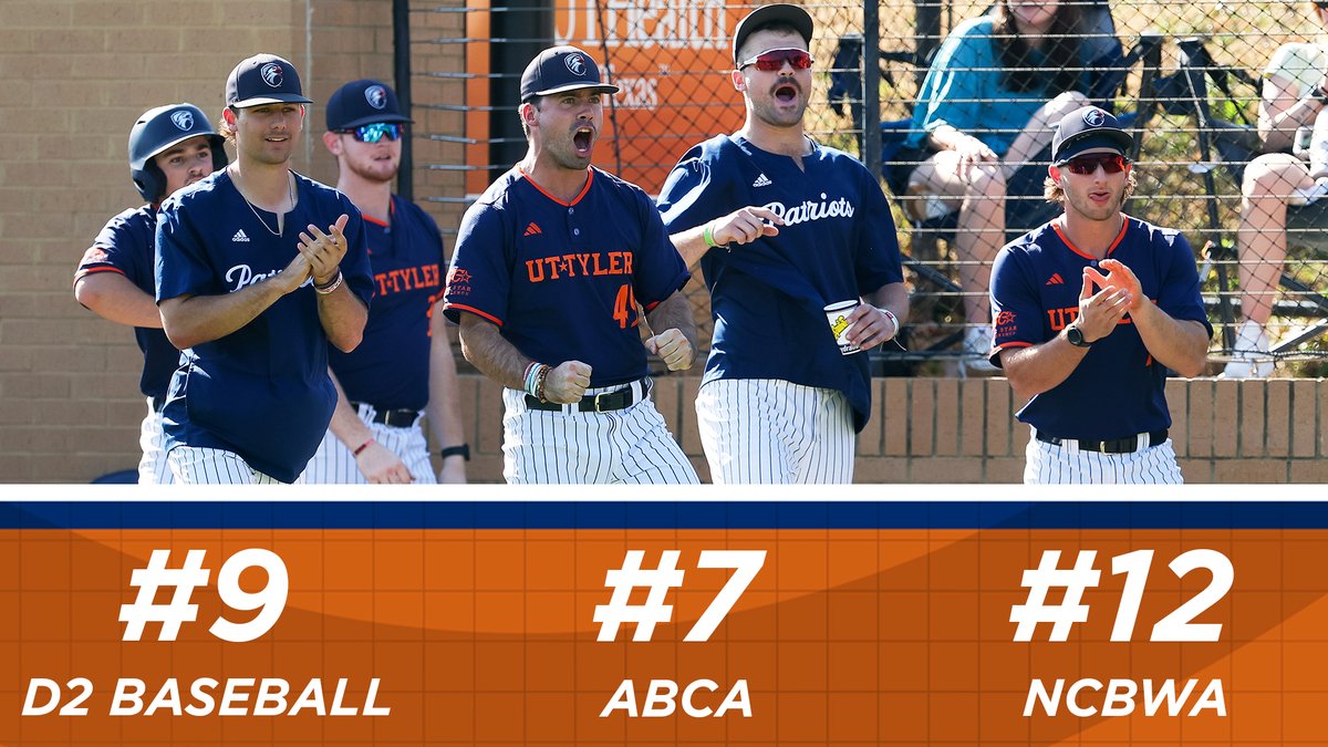 BASE | <a href="/uttylerbaseball/">UT Tyler Baseball</a> is off to a hot start and are ranked higher than ever in the Division II era in several national polls!

tinyurl.com/bddnan9c

#SwoopSwoop