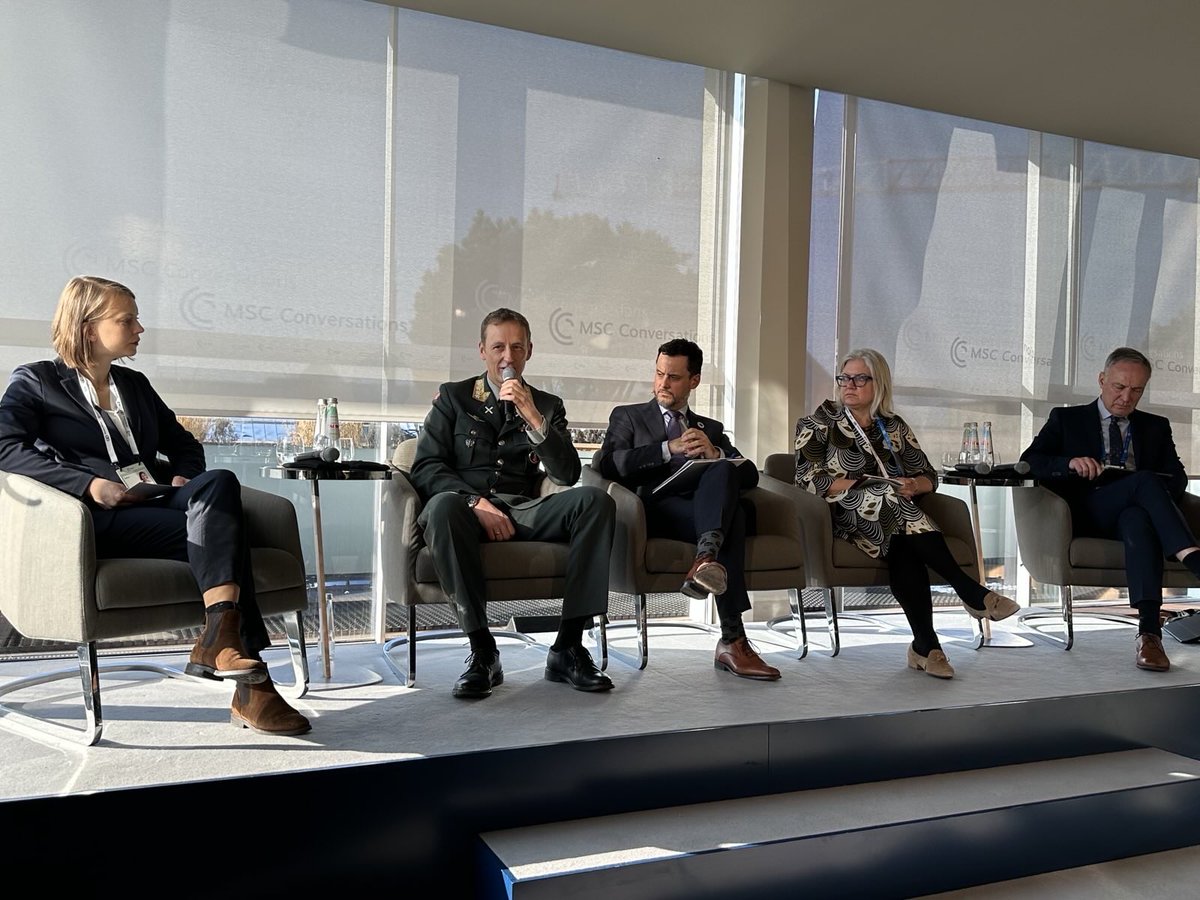 CCASCOE (@nato_ccascoe) on Twitter photo At the <a href="/MunSecConf/">Munich Security Conference</a> 2025, the CCASCOE hosted a “Discussion on Climate Change and Armed Forces” with the <a href="/PIK_Climate/">Potsdam Institute for Climate Impact Research PIK</a> & <a href="/IMCCS_/">International Military Council on Climate Security</a>, bringing together experts & military leaders to discuss how armed forces must adapt to climate change.
📹Watch the recording: securityconference.org/en/msc-2025/ma… At the <a href="/MunSecConf/">Munich Security Conference</a> 2025, the CCASCOE hosted a “Discussion on Climate Change and Armed Forces” with the <a href="/PIK_Climate/">Potsdam Institute for Climate Impact Research PIK</a> & <a href="/IMCCS_/">International Military Council on Climate Security</a>, bringing together experts & military leaders to discuss how armed forces must adapt to climate change.
📹Watch the recording: securityconference.org/en/msc-2025/ma…