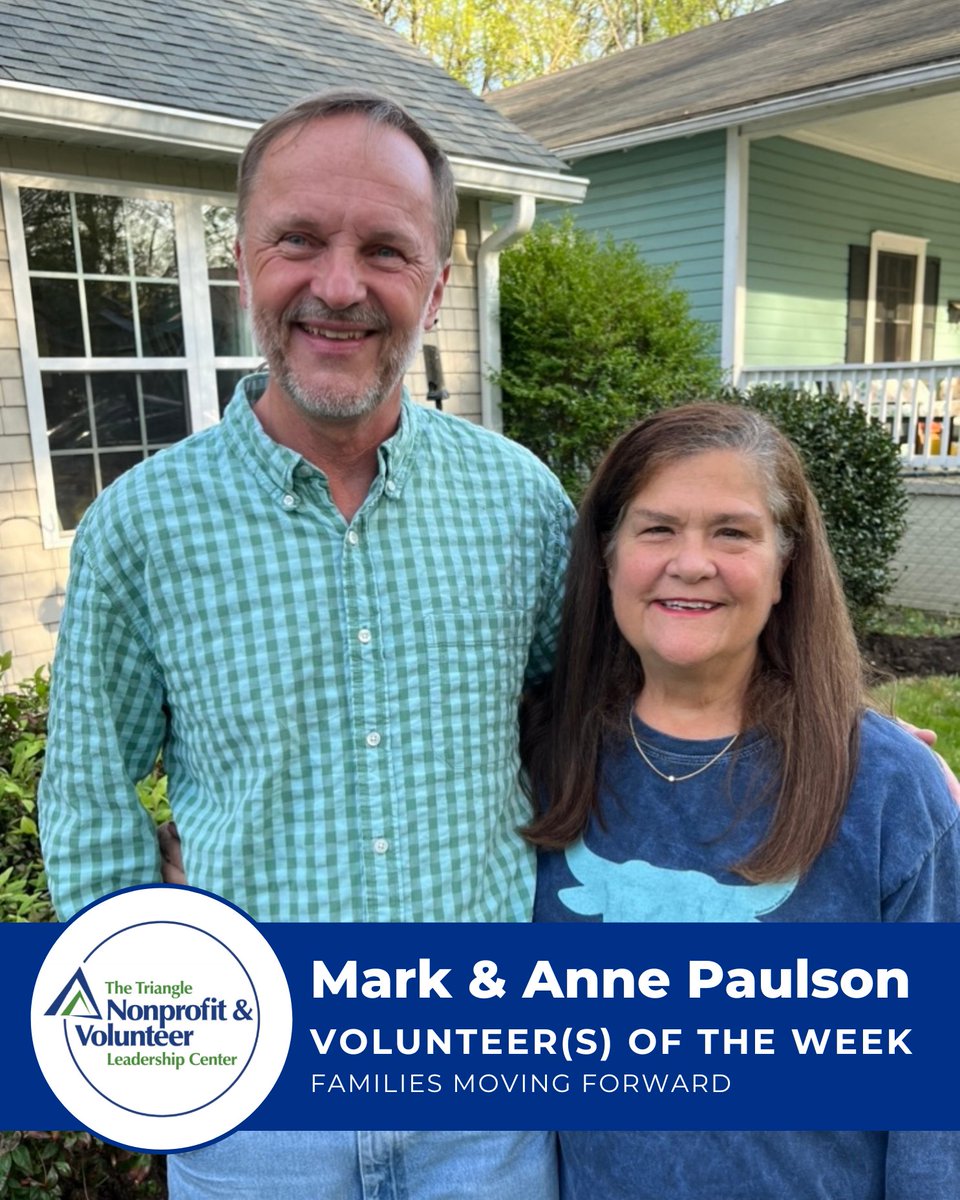 Mark and Anne Paulson are known as the #powercouple for Families Moving Forward (FMF). Dedicated and passionate, they serve on committees, recruit volunteers from their church, and actively support fundraising events.

Read More: thevolunteercenter.org/more-volunteer…