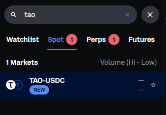 Looks like we will be getting $TAO/$USDC on <a href="/coinbase/">Coinbase 🛡️</a>  very soon 🔥🔥
