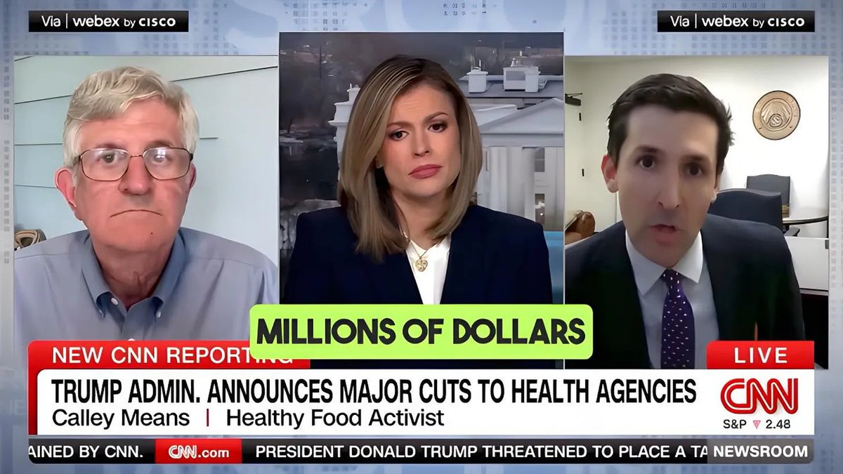 Calley Means Stuns CNN Viewers With Two Devastating Takedowns Live on Air

Paul Offit and Pamela Brown came prepared for a debate. What they received was a reckoning.

🧵 THREAD