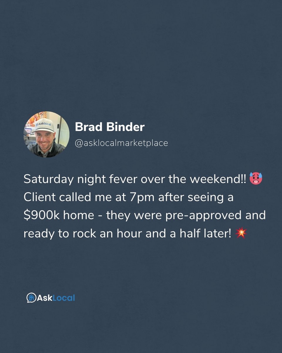 AskLocalTeam's tweet image. Serving clients and referral partners means serving clients and referral partners! We LOVE our digital concierge but it will always be an ENHANCEMENT to real relationships - never a replacement! 

#asklocal #asklocalmarketplace #mortgage #digitalmortgage