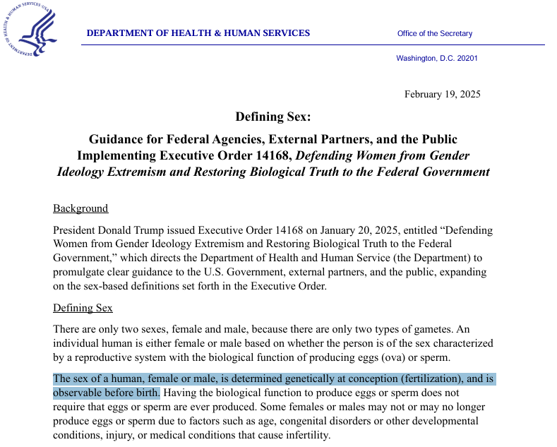 LifeNewsHQ's tweet photo. BREAKING: HHS Issues Scientific Statement Confirming Human Life Begins at Conception https://t.co/ptisqB07YS https://t.co/utb9J6ieCh