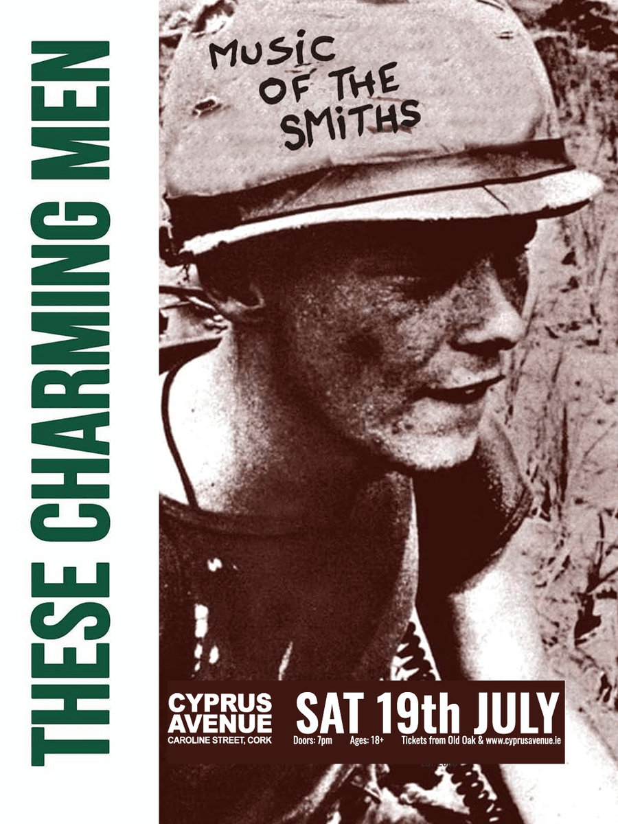 ❗ One of the premier Smiths tribute bands or acts around at the moment is coming to Cyprus Avenue in July. <a href="/charmingmenband/">These Charming Men</a> are a must for all Smiths and Morrissey fans! Tickets are ONSALE from cyprusavenue.ie, so grab your tickets now to don't miss out!