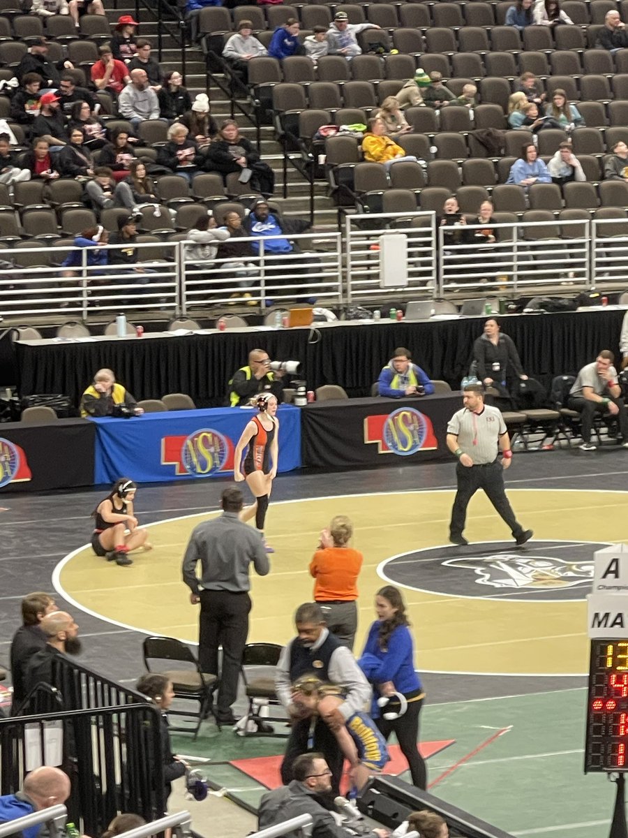 Annaleigh finishes 5th place with a 3rd Period pin! Great finish and great season!