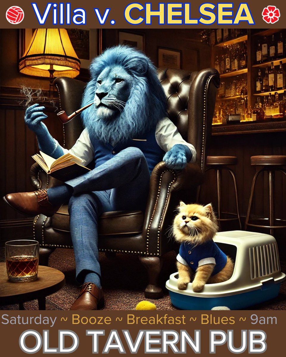 C'Mon NorCal! Get out to <a href="/OldTavernPub/">Old Tavern</a> to cheer on the Mighty Chels back to winning ways. When protests don’t succeed… sometimes a drink helps take the edge off! <a href="/CFCInAmerica/">Chelsea In America</a> <a href="/CarefreeCA1905/">Carefree California ⭐⭐</a> <a href="/NBCSportsSoccer/">NBC Sports Soccer</a>  #AVLCHE