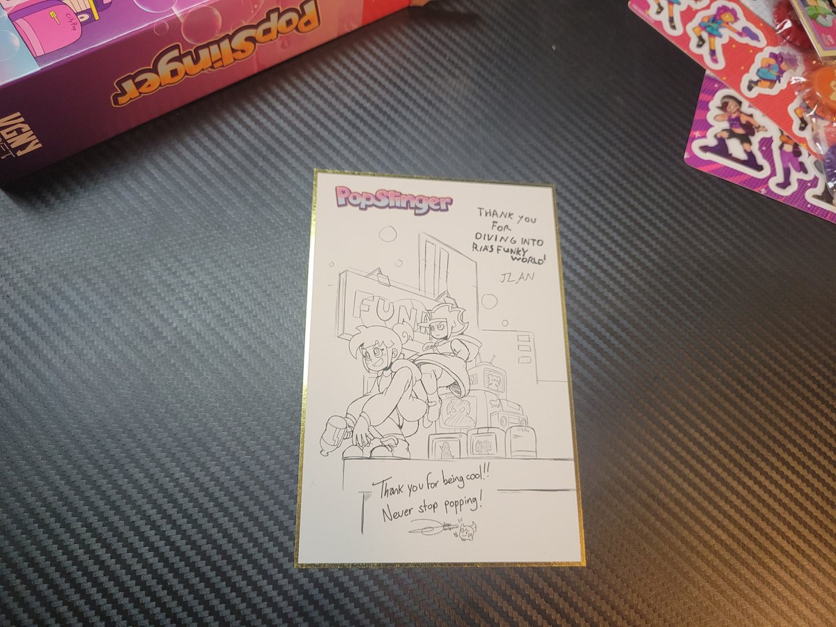 VGNYSoft's tweet image. Let&apos;s continue the #PopSlinger art with this 5X7 Shikisho Style art print! This item is exclusive the #ExtraEdition of PopSlinger, which is still available, so get yours today! 

Link: vgnysoft.com/product-page/p…