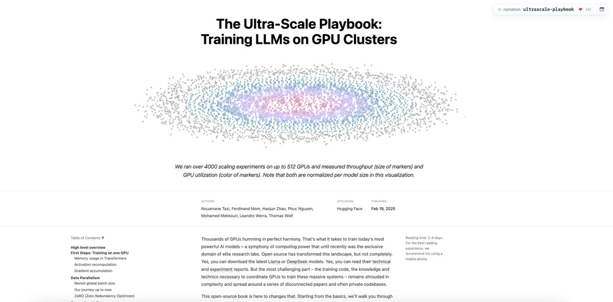 I'd like to live in a world where all countries &amp; organizations, big or small, can train their own AI, instead of just a few of the richest &amp; biggest ones. This is IMO one of the most important topics ever and will shape the future of the world.

That's why I'm super proud when