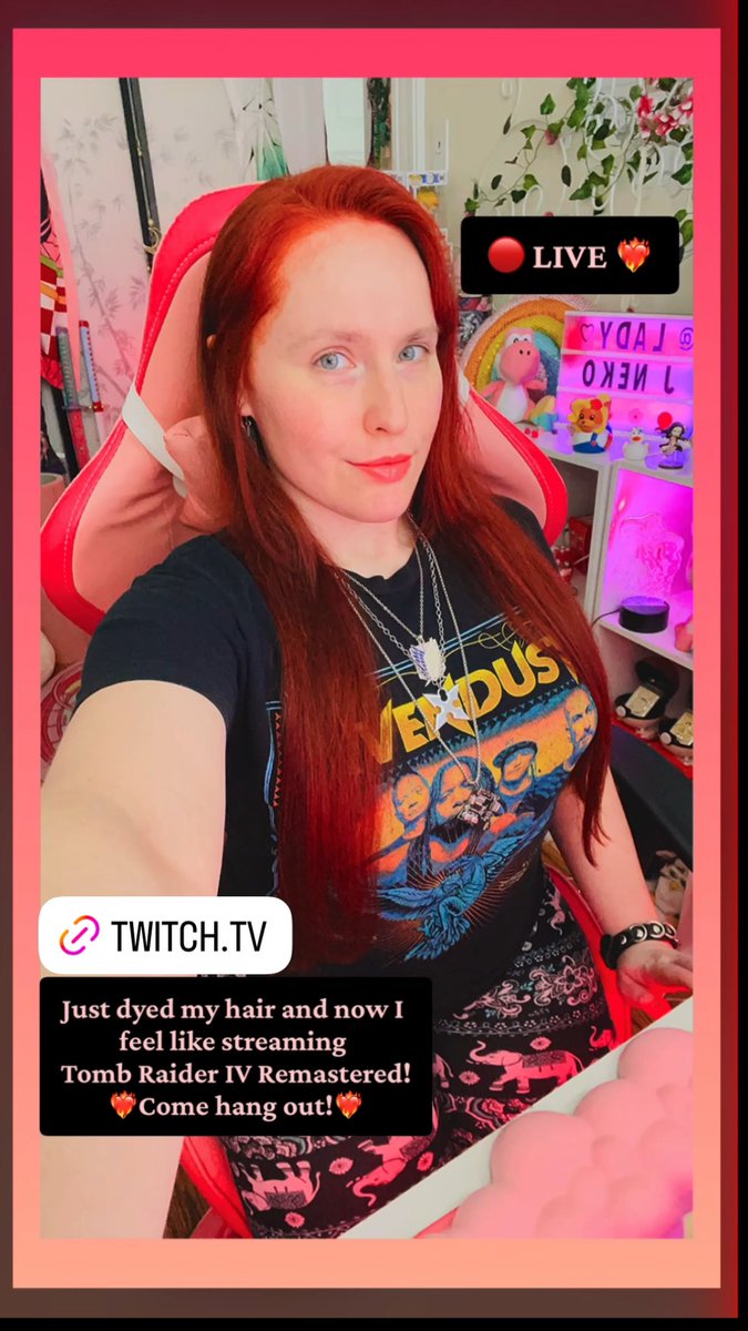 LadyJNeko's tweet photo. https://t.co/dz9vzmhPD5 🍣❤️‍🔥

Time to join Lara Croft in her adventures thru Tomb Raider the Last Revelation!

#twitch #streamer #gamergirl 
#TombRaider #LaraCroft #TombRaider456Remastered https://t.co/6uc59zRwSz