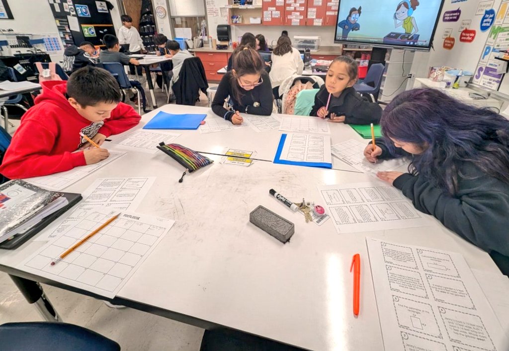 KatieP1120's tweet photo. So enjoyed spending the afternoon in Ms. Beck's 5th grade math class! Nothing better than Number Rock, small group, &amp; perimeter/area! It's been a bit since I worked w/a small group, &amp; my teacher heart is full! Hard-working kids, great teacher, lots of learning!
@DeZavalaSMCISD https://t.co/WxkNF7GQgI