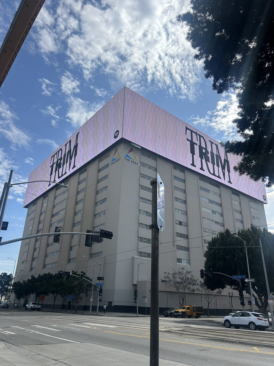 Kurrco's tweet image. Another Playboi Carti x Spotify billboard in LA 🚨

"TRIM"