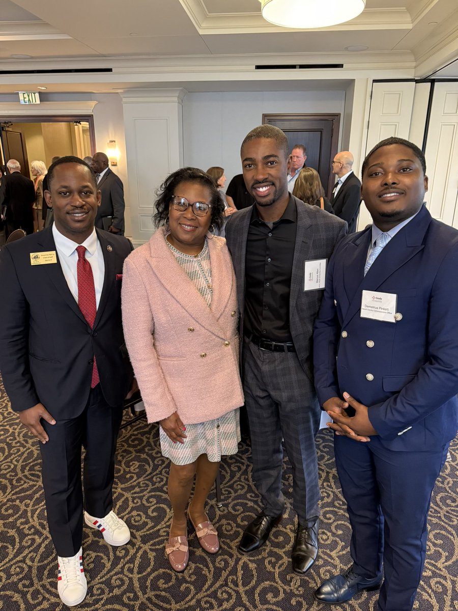This morning, the District 5 staff attended the State of Grady Breakfast, learning about Grady’s incredible progress. They also met Ms. Nealy Moyer, who established a scholarship in honor of her late husband, Larry Moyer, a member of Grady’s first radiology tech class.